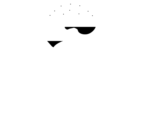 Logo sherman burgers en blanco y negro